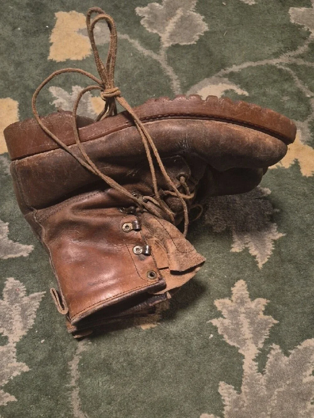 Men's Rustic Brown Leather Ankle Boots
